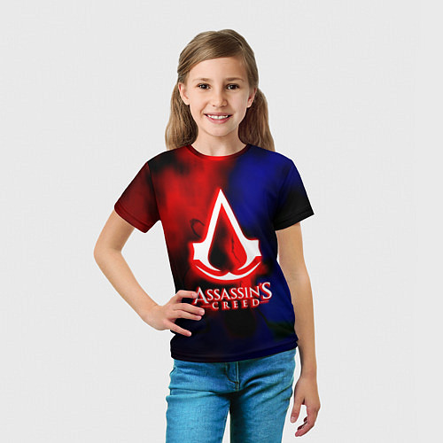 Детская футболка Assassins Creed fire / 3D-принт – фото 5