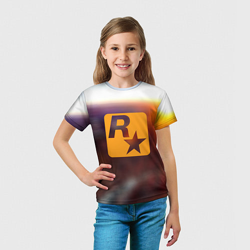 Детская футболка Grand Theft Auto rockstar game / 3D-принт – фото 5
