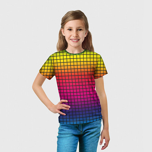 Детская футболка Палитра rgb / 3D-принт – фото 5