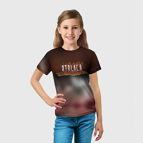 Детская футболка Stalker припять зона / 3D-принт – фото 5