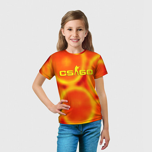 Детская футболка Counter Strike апельсин / 3D-принт – фото 5