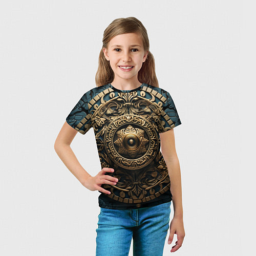 Детская футболка Орнамент в кельтском стиле / 3D-принт – фото 5