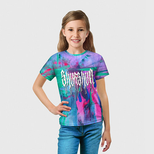 Детская футболка Shurshun - tie-dye / 3D-принт – фото 5