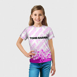 Футболка детская Tomb Raider pro gaming посередине, цвет: 3D-принт — фото 2