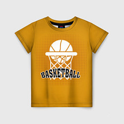 Футболка детская Basketball - кольцо и мяч, цвет: 3D-принт