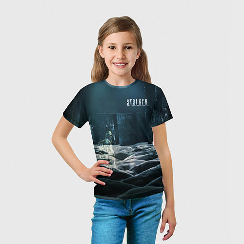Детская футболка STALKER Одиночка призрак / 3D-принт – фото 5