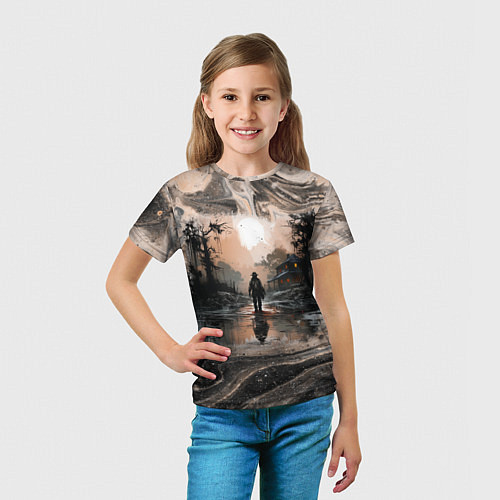 Детская футболка Охотник в сумерках / 3D-принт – фото 5