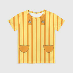 Футболка детская Фартук кота Юкичи, цвет: 3D-принт