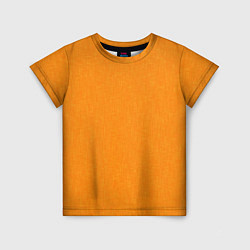 Футболка детская Жёлто-оранжевый текстура однотонный, цвет: 3D-принт