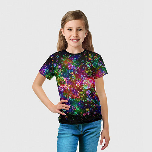 Детская футболка Мыльные пузырики / 3D-принт – фото 5