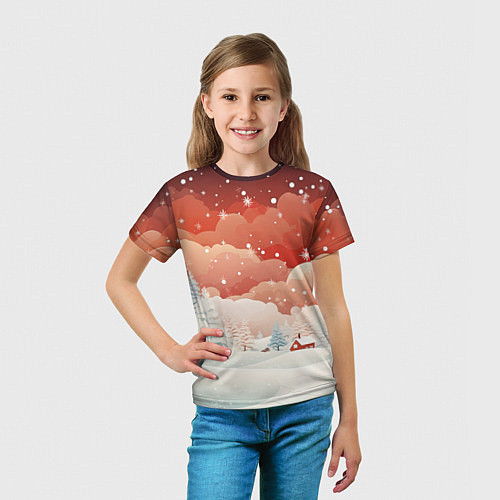 Детская футболка Праздничное настроение / 3D-принт – фото 5