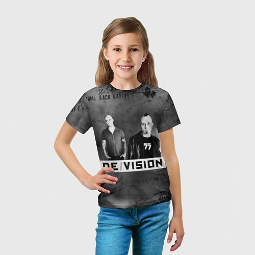Детская футболка Devision - a band from germany / 3D-принт – фото 5