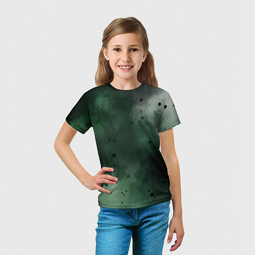 Детская футболка Акварелика / 3D-принт – фото 5