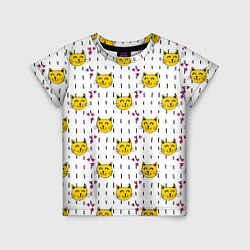 Детская футболка Смешная кошка