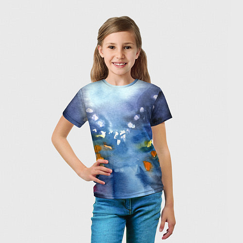 Детская футболка После дождя акварель / 3D-принт – фото 5