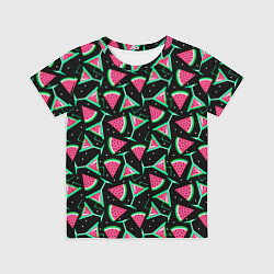 Футболка детская Арбузный коктейль, цвет: 3D-принт