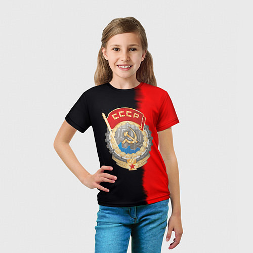 Детская футболка СССР страна наша / 3D-принт – фото 5