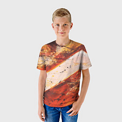 Футболка детская Горная порода, цвет: 3D-принт — фото 2