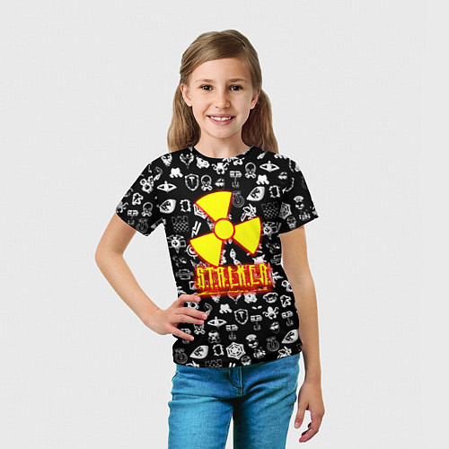 Детская футболка Stalker logo game / 3D-принт – фото 5