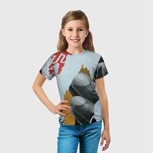 Детская футболка Бунтарский хаос / 3D-принт – фото 5
