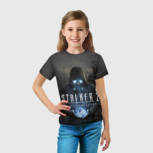 Детская футболка STALKER 2 одиночка с артефактом / 3D-принт – фото 5