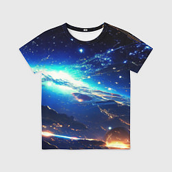 Футболка детская Млечный путь - глубокий космос, цвет: 3D-принт