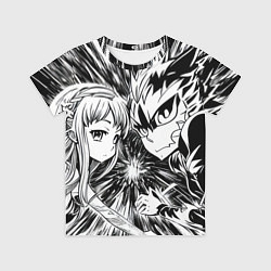 Футболка детская Серия анимэ безумная парочка, цвет: 3D-принт