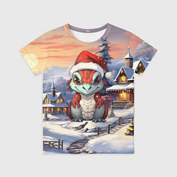 Футболка детская Красный дракончик 2024, цвет: 3D-принт