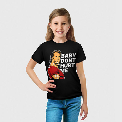 Детская футболка Baby dont hurt me - Mike OHearn / 3D-принт – фото 5