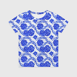 Футболка детская Гжель классика, цвет: 3D-принт