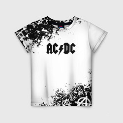 Футболка детская AC DC anarchy rock, цвет: 3D-принт