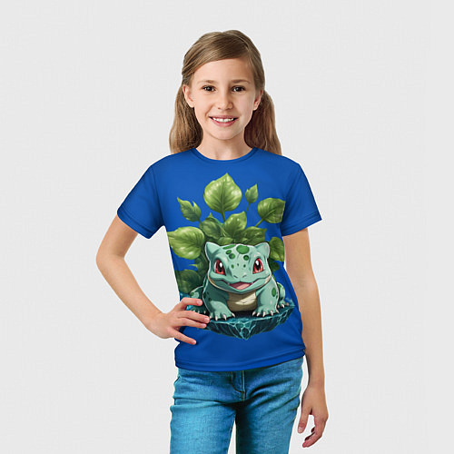 Детская футболка Бульбазавр покемон / 3D-принт – фото 5