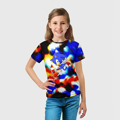 Детская футболка Sonic colors / 3D-принт – фото 5