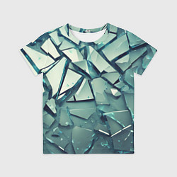 Футболка детская Битое стекло текстура, цвет: 3D-принт