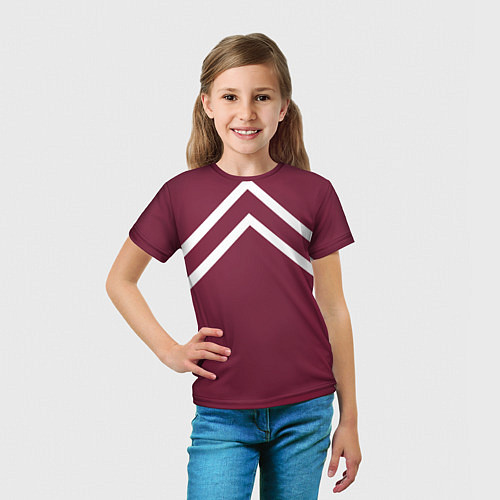 Детская футболка Бордовая кофта костюм Марата - слово пацана сериал / 3D-принт – фото 5