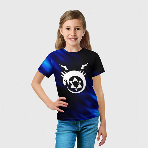 Детская футболка Fullmetal Alchemist soul / 3D-принт – фото 5