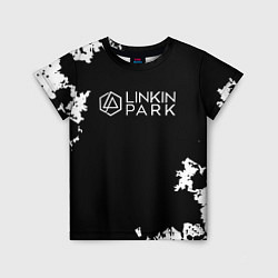 Футболка детская Linkin Park рок бенд, цвет: 3D-принт