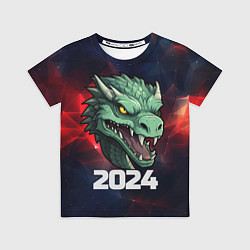 Футболка детская Злой дракон 2024, цвет: 3D-принт