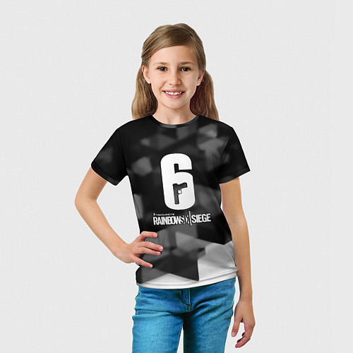 Детская футболка Rainbow six cybersport / 3D-принт – фото 5