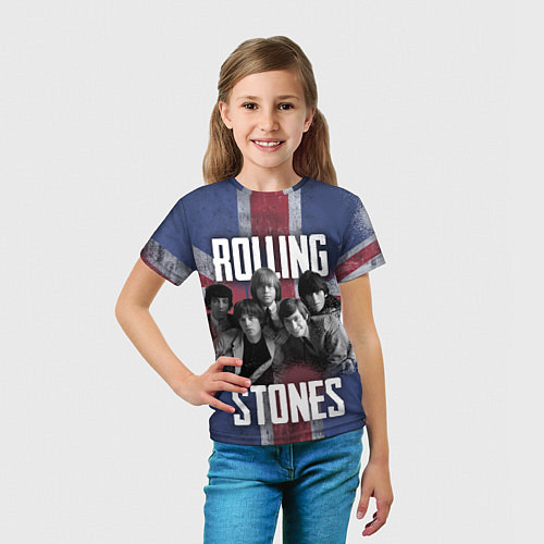Детская футболка Rolling Stones - Great britain / 3D-принт – фото 5