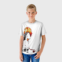 Футболка детская Лев в стиле аниме, цвет: 3D-принт — фото 2