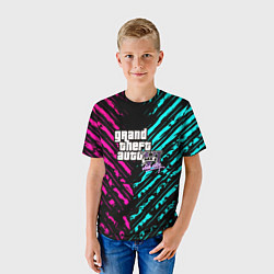 Футболка детская GTA6 vice city game, цвет: 3D-принт — фото 2