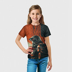 Футболка детская Боец из братства стали, цвет: 3D-принт — фото 2