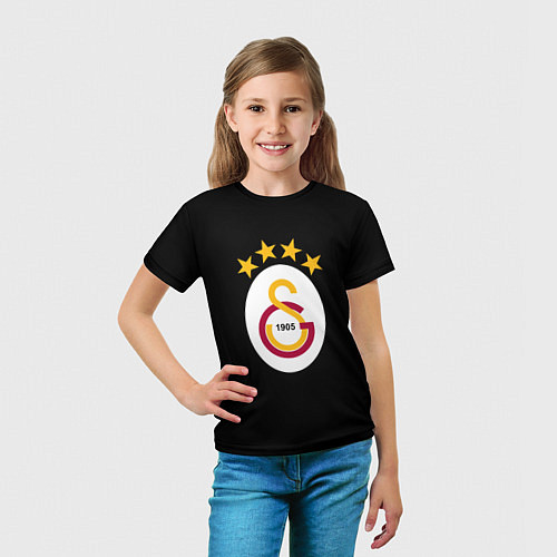 Детская футболка Galatasaray logo fc / 3D-принт – фото 5