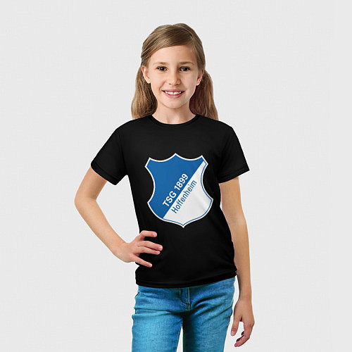 Детская футболка Hoffenheim logo fc / 3D-принт – фото 5