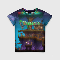 Футболка детская Terraria big tree, цвет: 3D-принт