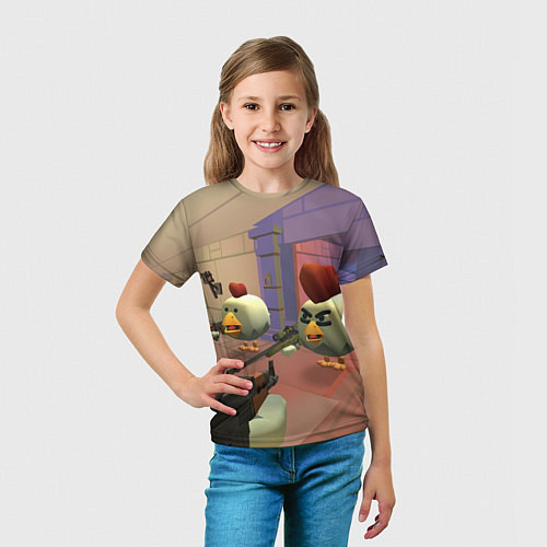 Детская футболка Чикен ган - скрин / 3D-принт – фото 5