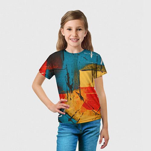 Детская футболка Картина маслом / 3D-принт – фото 5