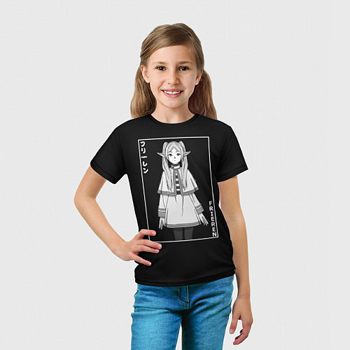 Детская футболка Фрирен - вайфу / 3D-принт – фото 5