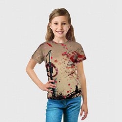Футболка детская Лепестки скауры Toyota, цвет: 3D-принт — фото 2